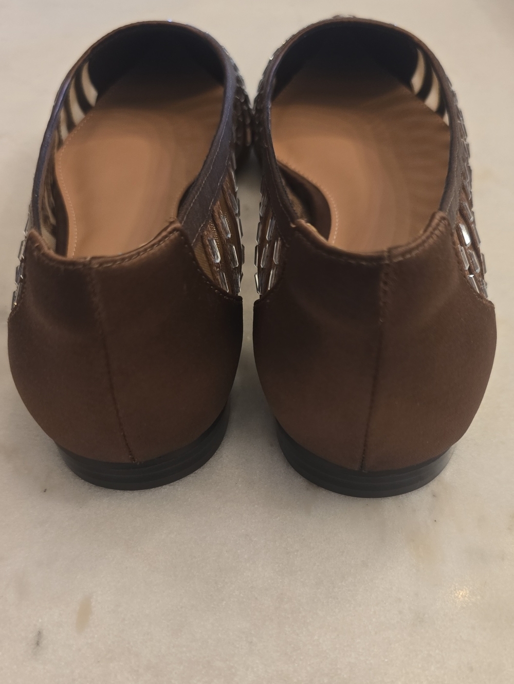 NIB Linea Paolo Noelle L Pointed Toe Flats. Chocolate Brown. Size 8M - Picture 2 of 8